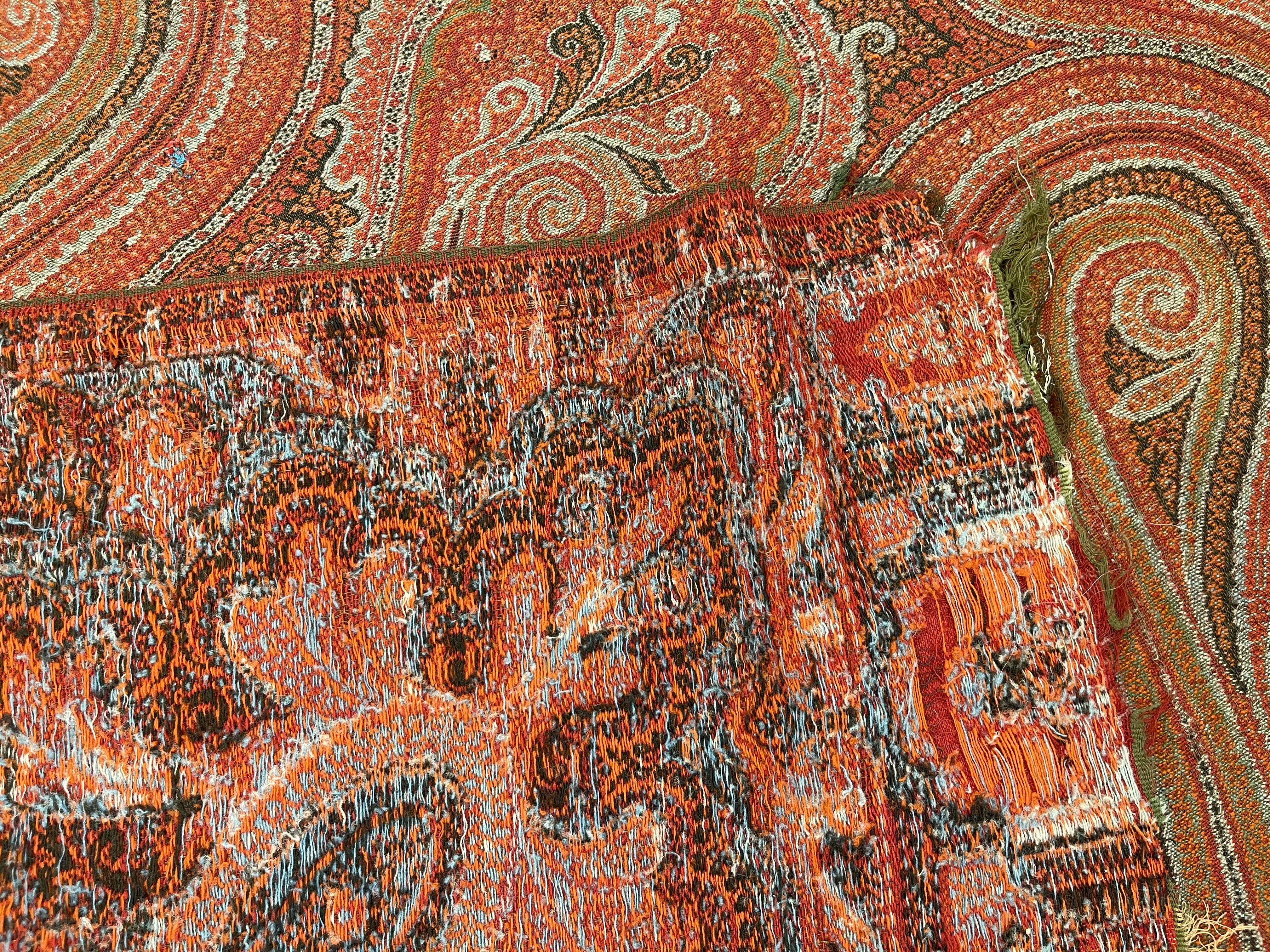 Antique paisley shawl - # 57196