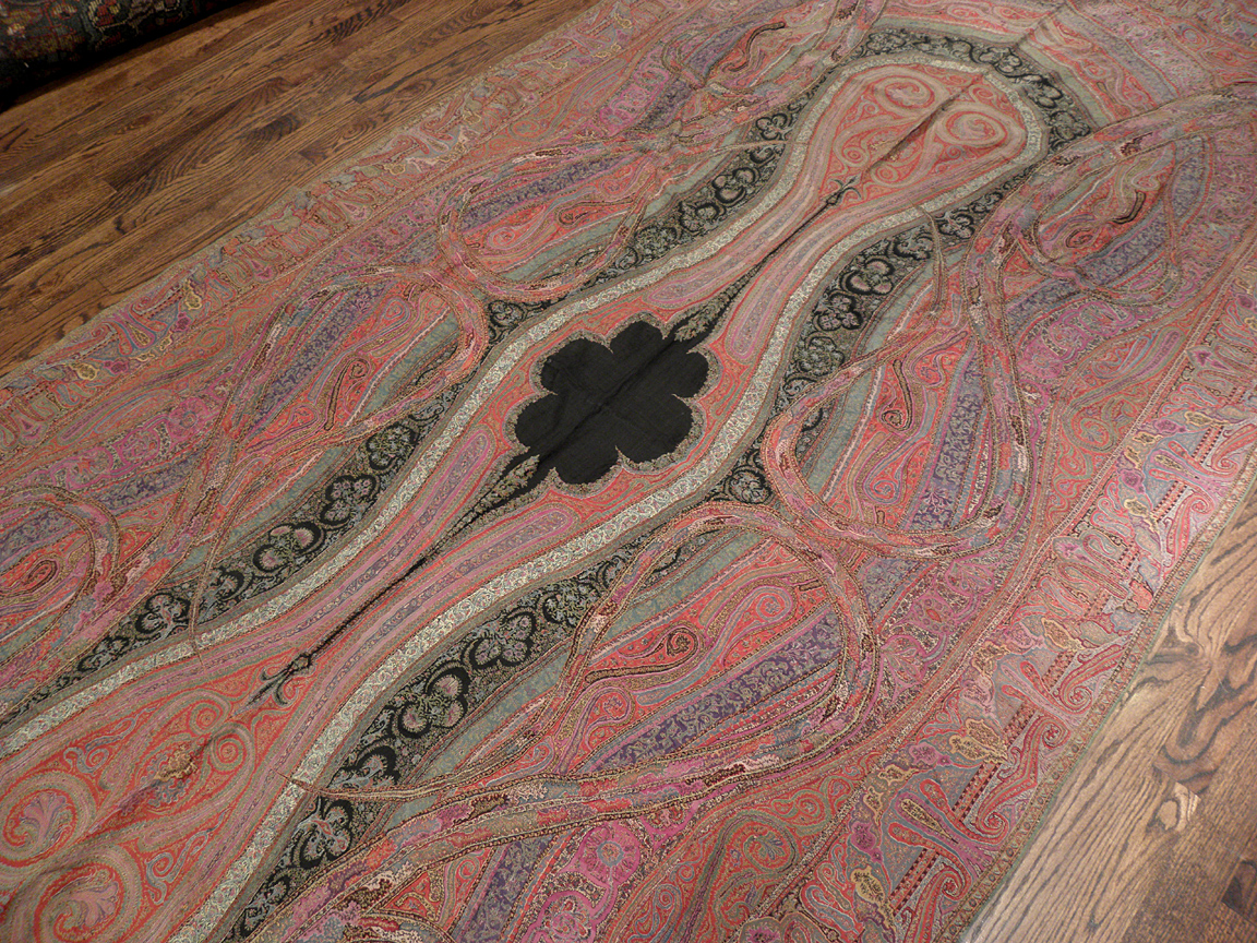 Antique kashmir shawl - # 7218