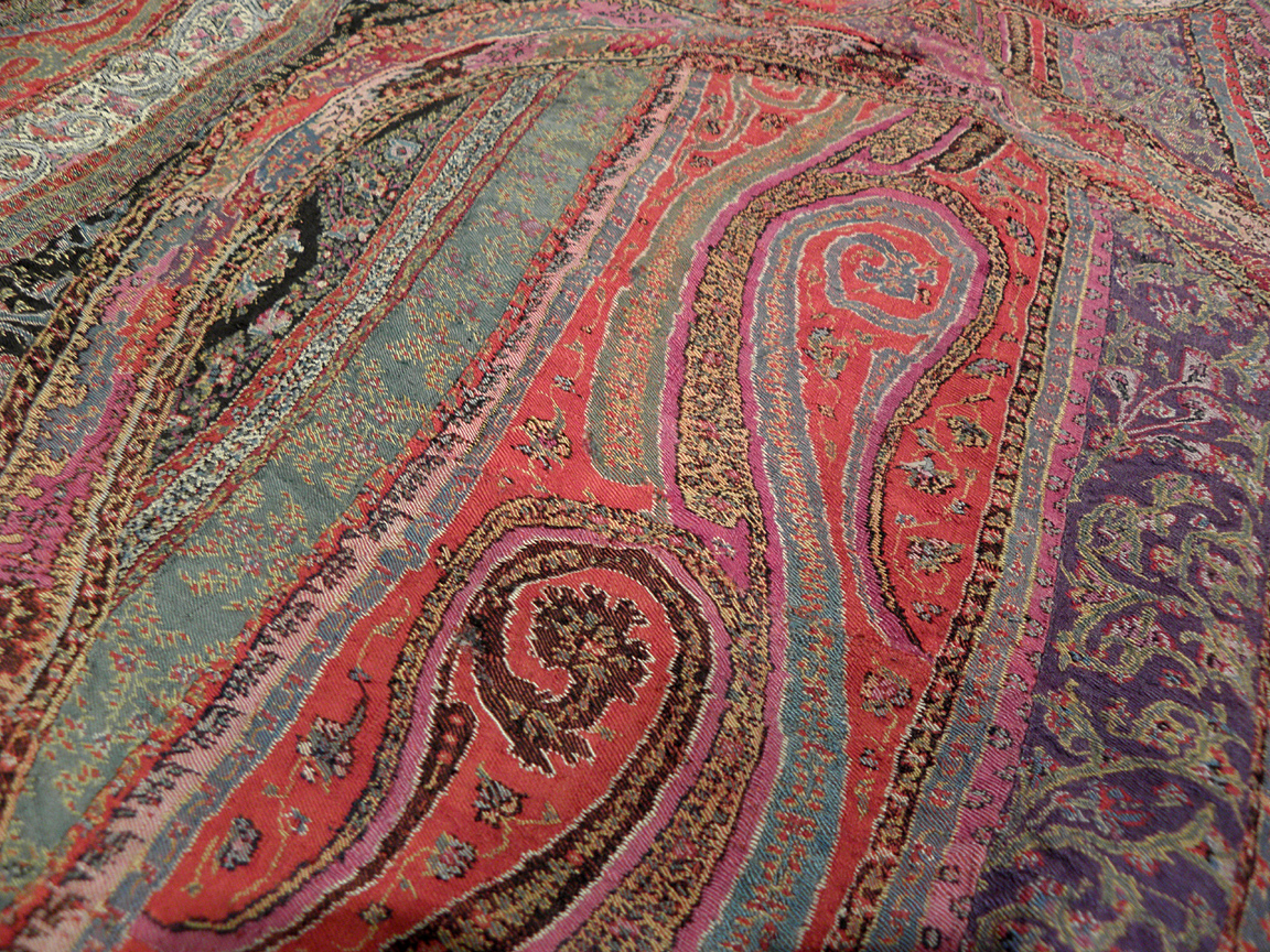 Antique kashmir shawl - # 7218
