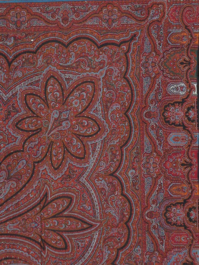 Antique kashmir shawl - # 7212
