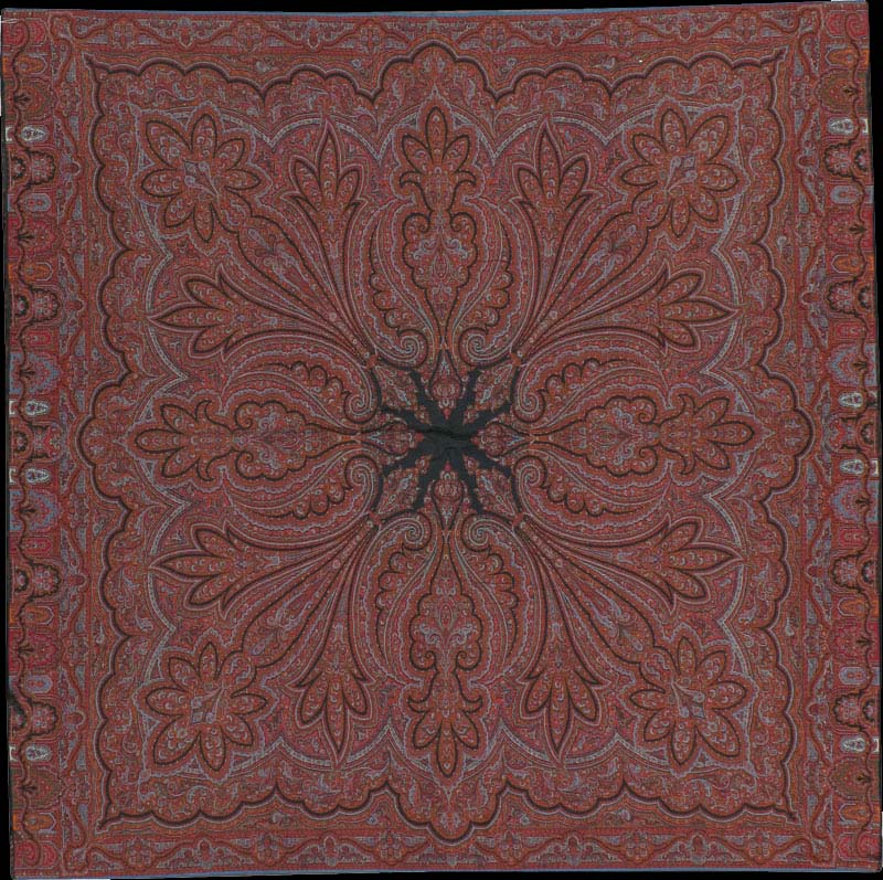 Antique kashmir shawl - # 7212
