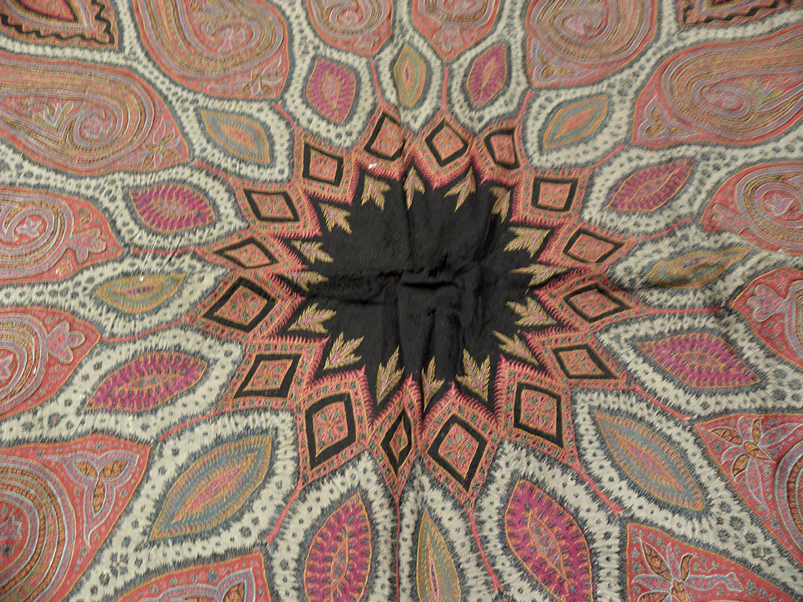 Antique kashmir shawl - # 7217