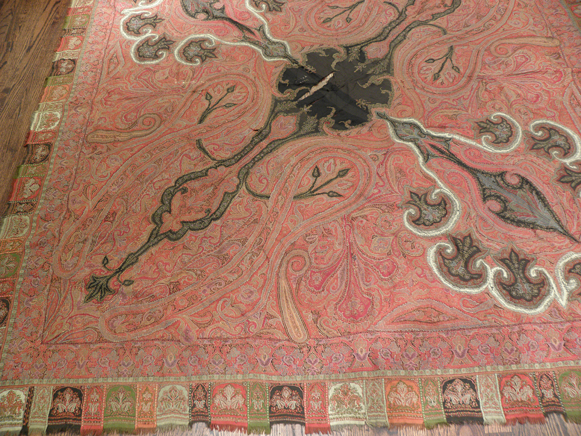 Antique kashmir shawl - # 7220