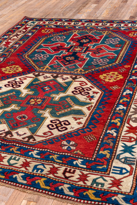 Antique kazak, lori pambak Rug - # 55572