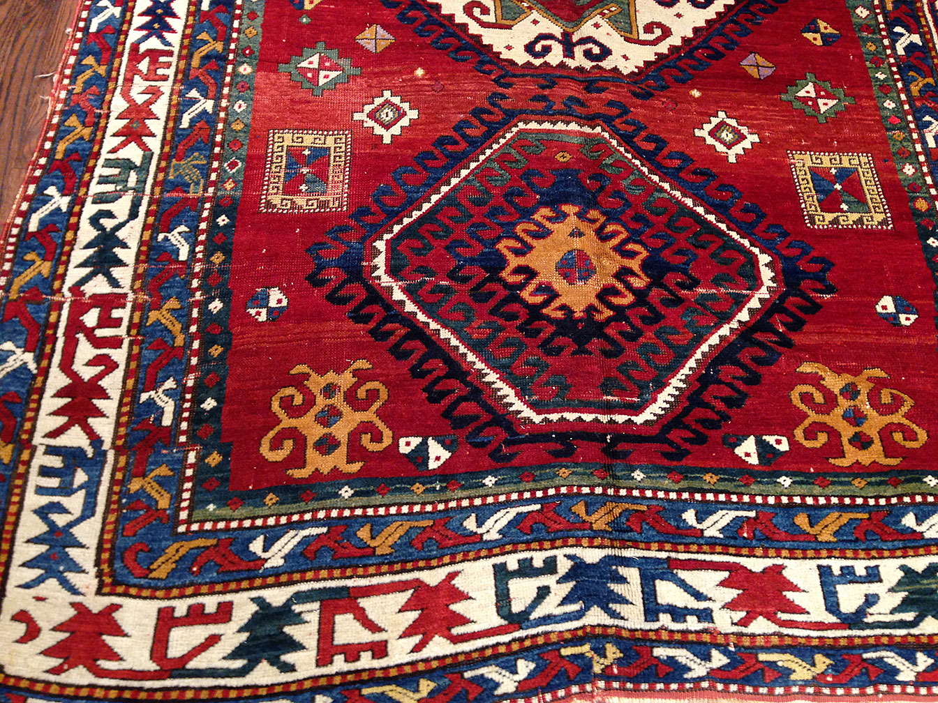 Antique kazak, lori pambak Rug - # 9995