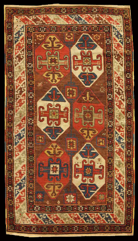Antique kazak, moghan Rug - # 7310