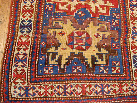 Antique kazak Rug - # 3377
