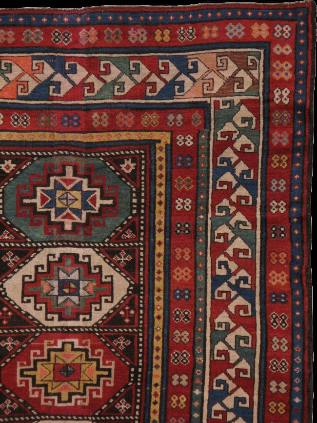 Antique kazak, moghan Rug - # 41270