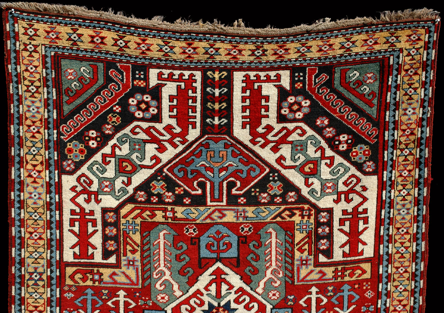 Antique kazak Rug - # 52547