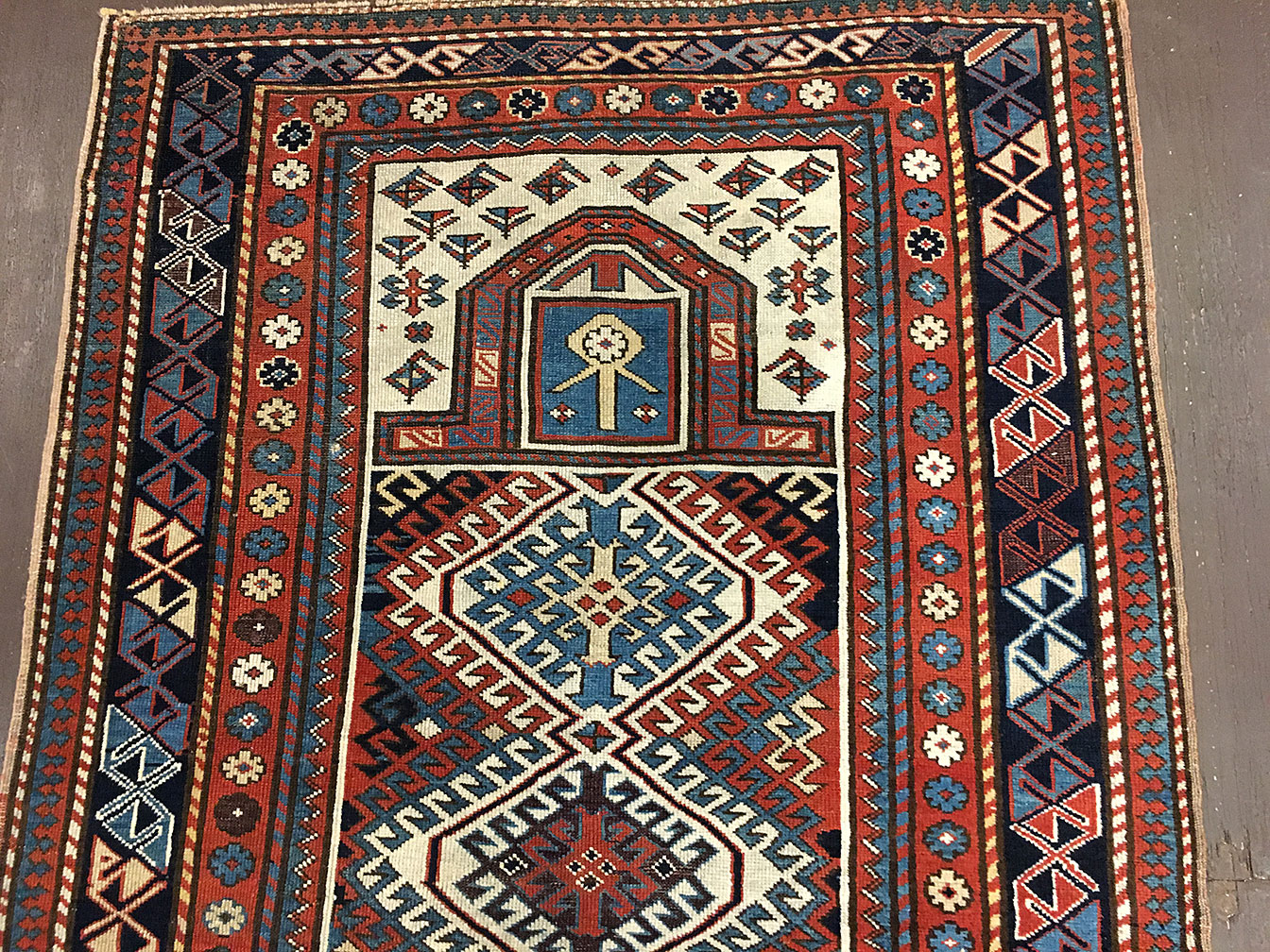 Antique kazak Rug - # 53361