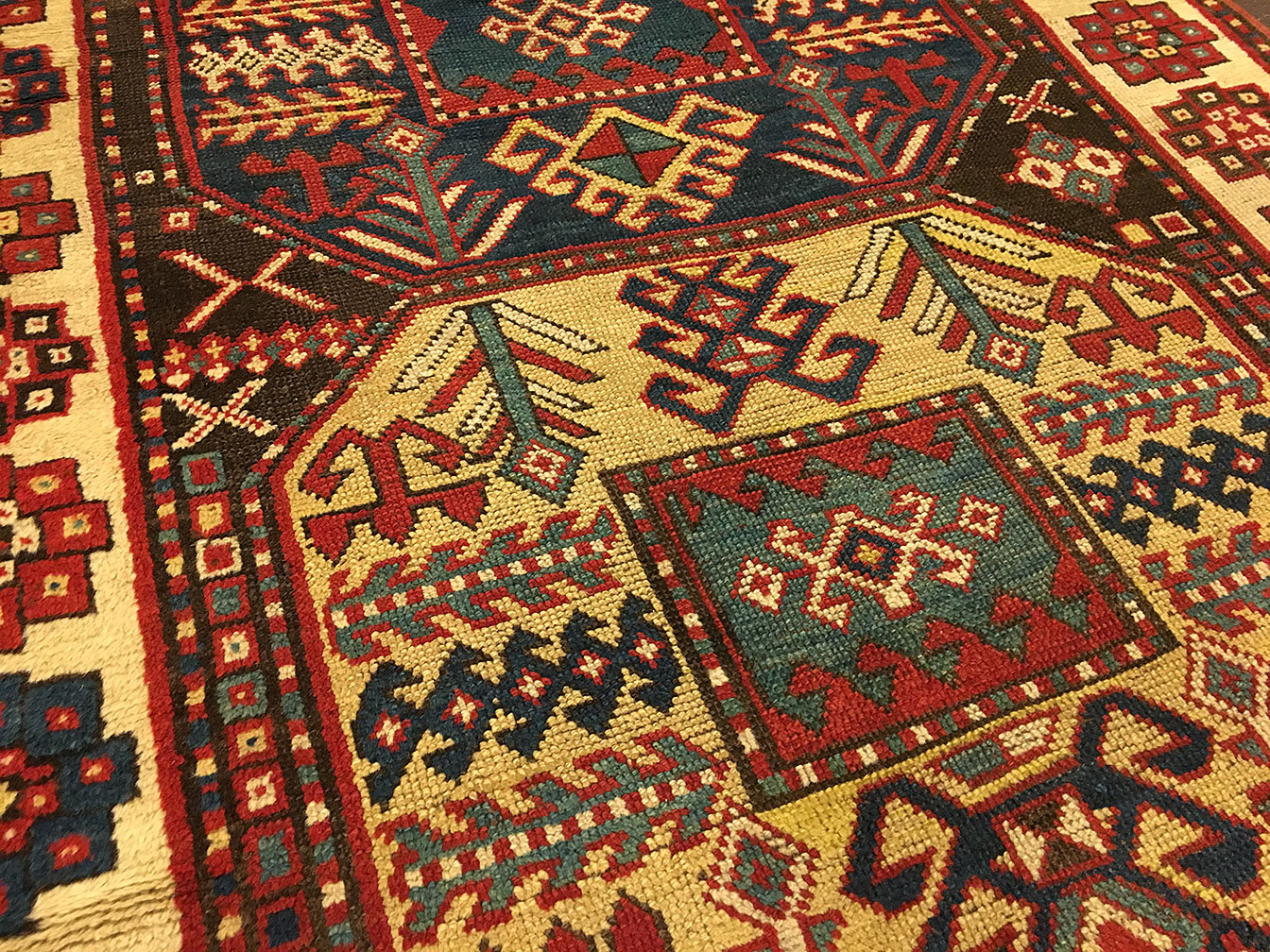Antique kazak Rug - # 53371