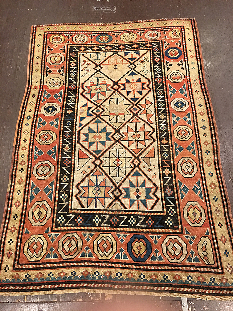 Antique kazak Rug - # 53592