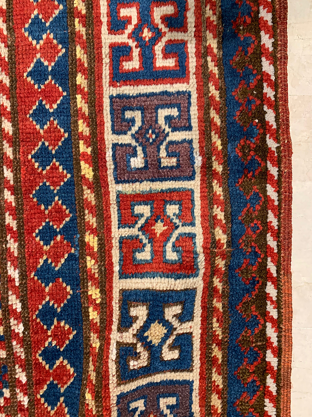 Antique kazak Rug - # 55232