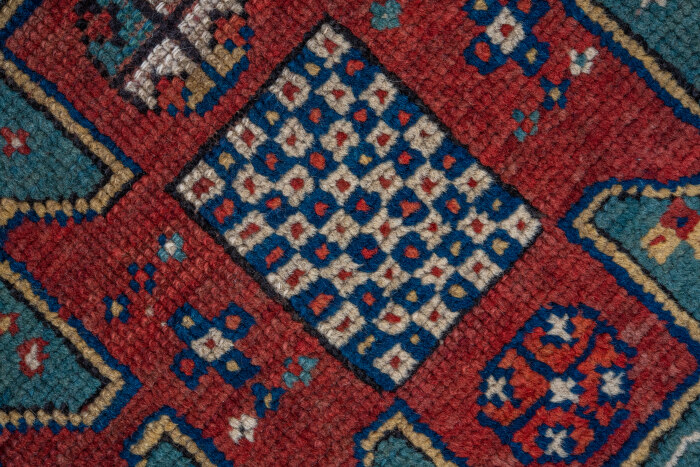 Antique kazak Rug - # 55425
