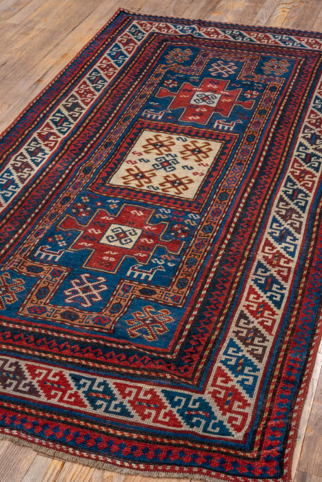Antique kazak Rug - # 55536