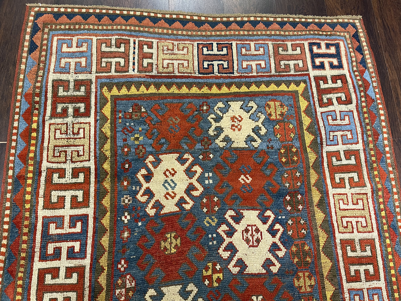 Antique kazak Rug - # 56695