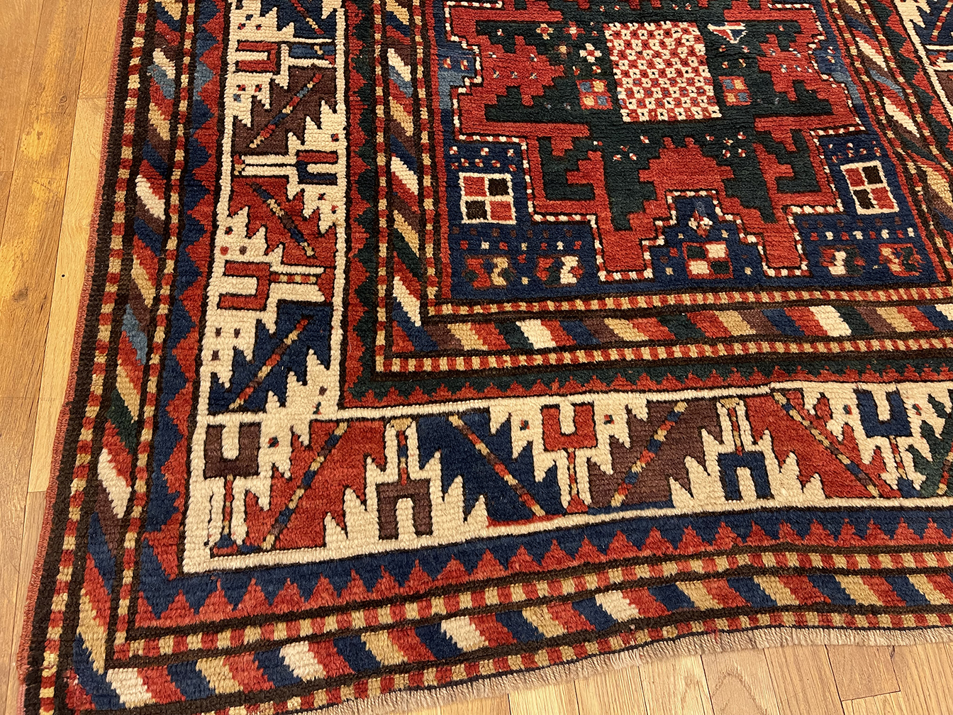 Antique kazak Rug - # 56763