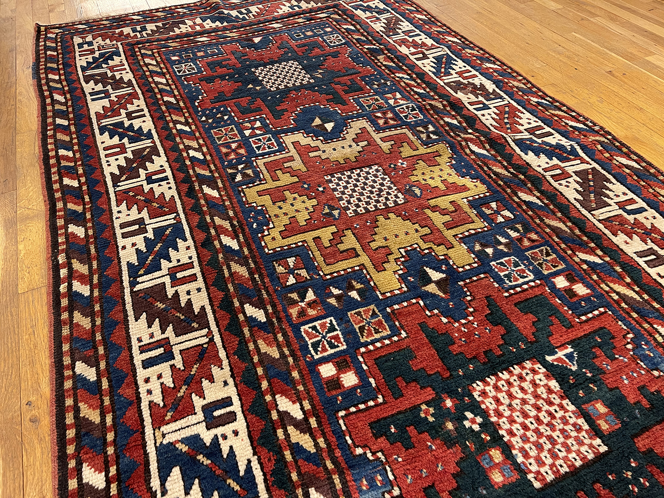 Antique kazak Rug - # 56763