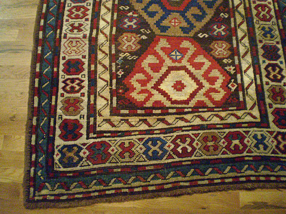 Antique kazak Rug - # 6328