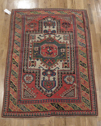 Antique kazak Rug - # 6583