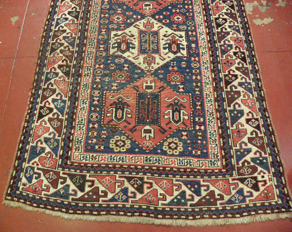 Antique kazak Rug - # 6606