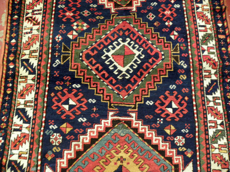 Antique kazak Rug - # 6637