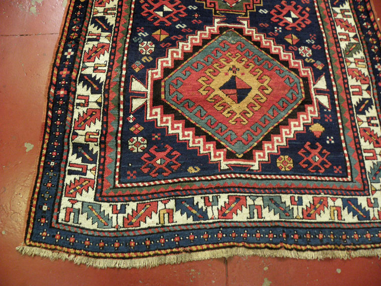 Antique kazak Rug - # 6637