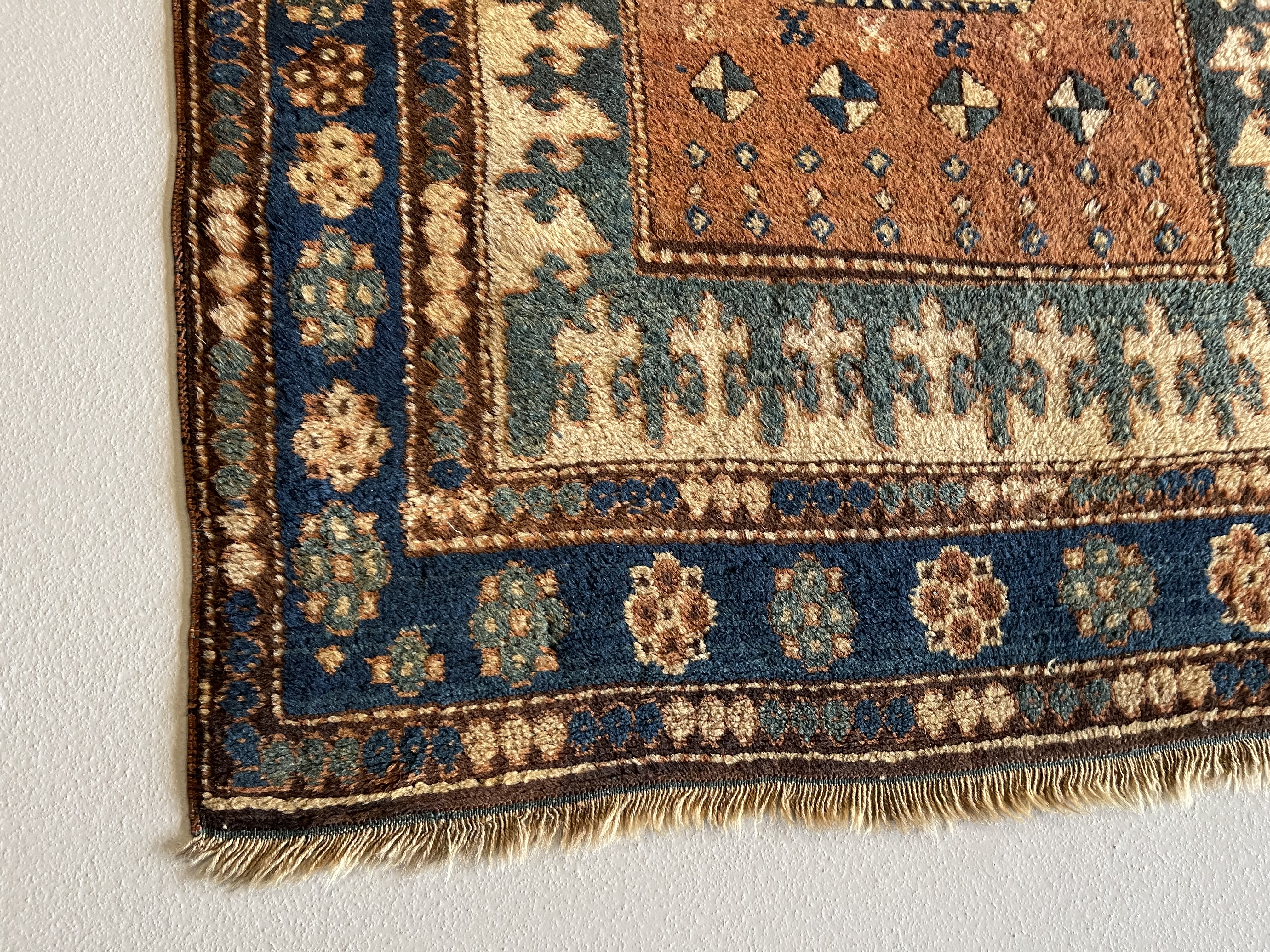 Antique kazak Rug - # 78547