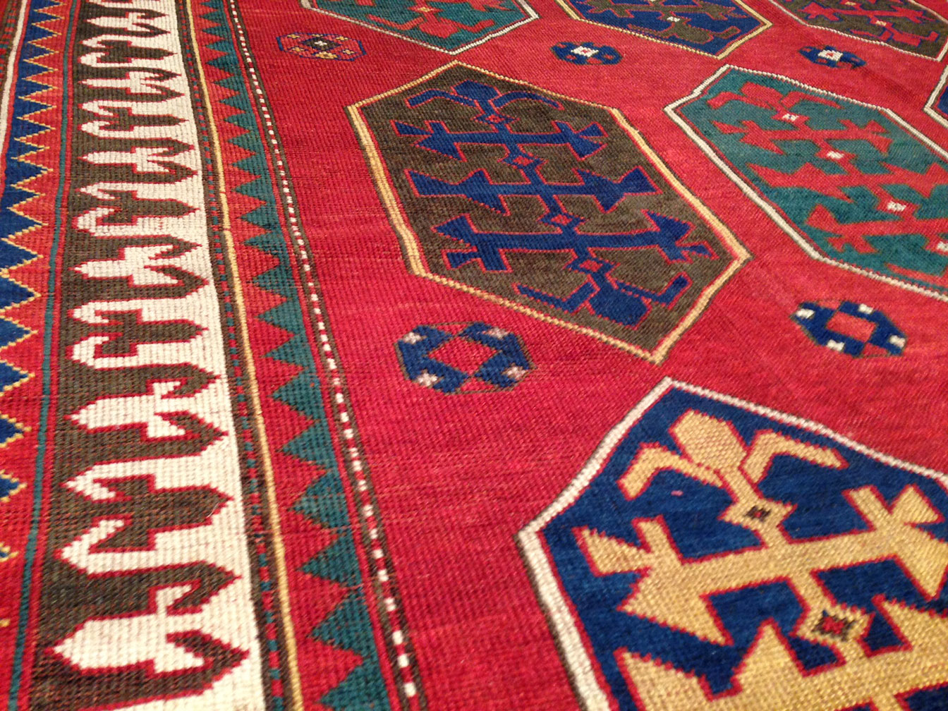 Bazar Oriental Rugs Antique Kazak Rug 4'7'' X