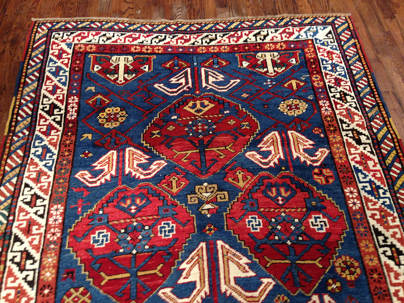 Antique kazak Rug - # 9363