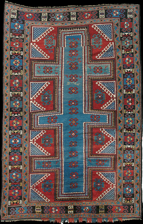 Antique kazak, sewan Rug - # 7627