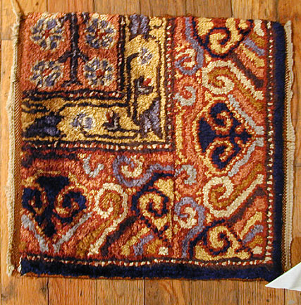 Antique yarkand silk sampler Rug - # 4310