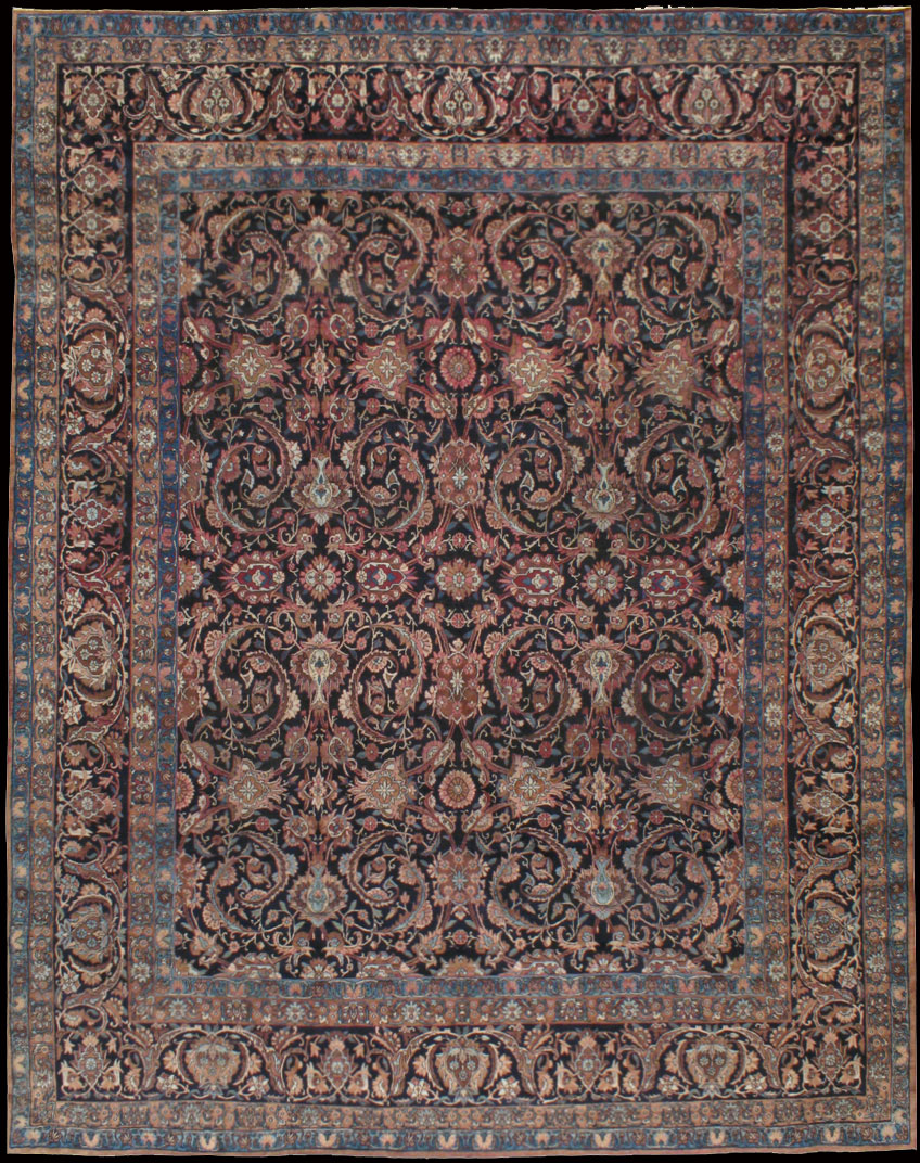 Antique kirman Carpet - # 10958