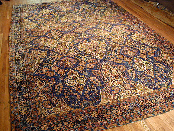 Antique kirman Carpet - # 3410