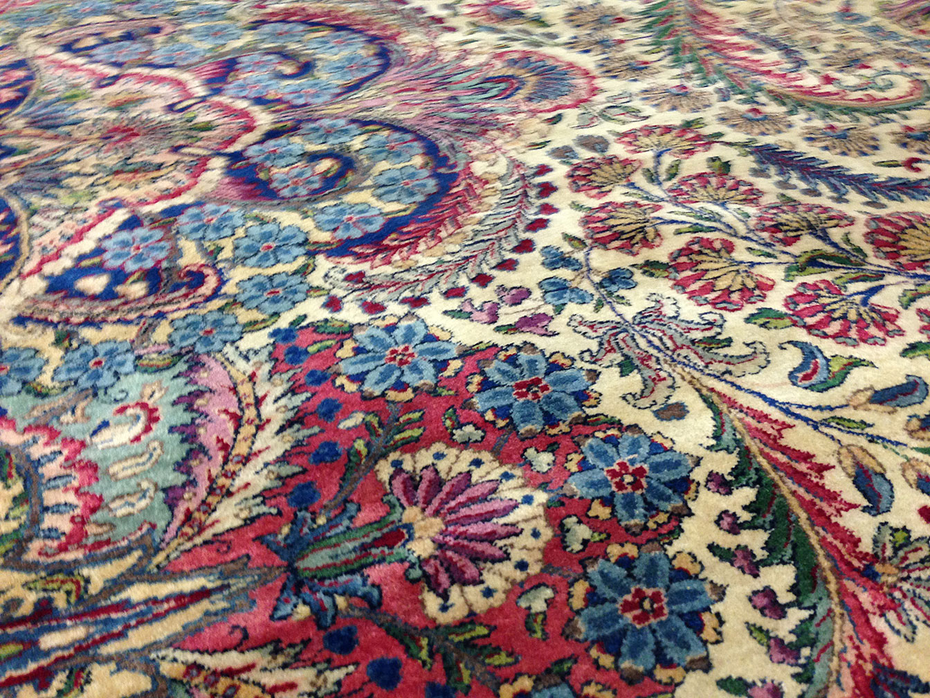 Antique kirman Carpet - # 50740