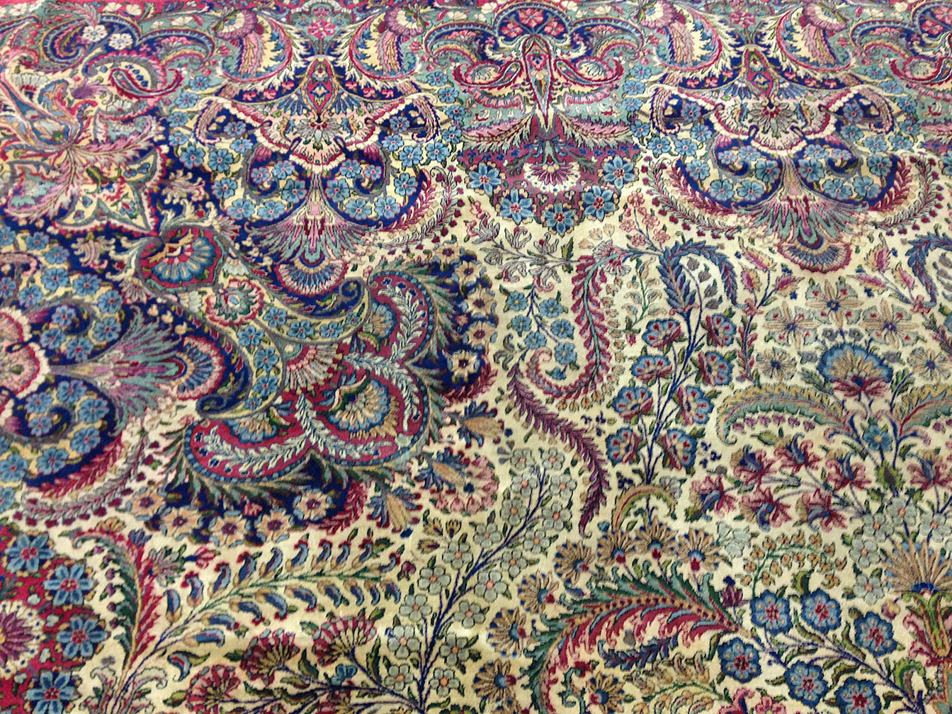 Antique kirman Carpet - # 50740