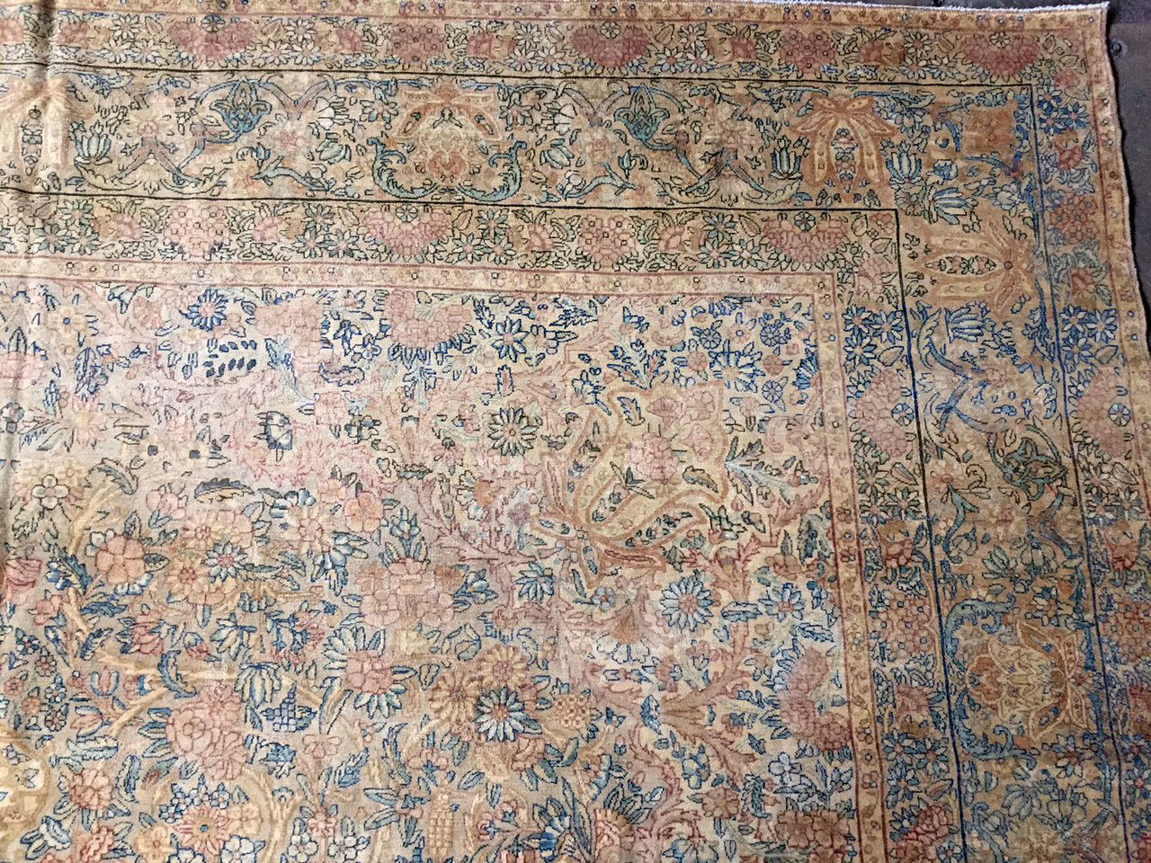 Antique kirman Carpet - # 51185