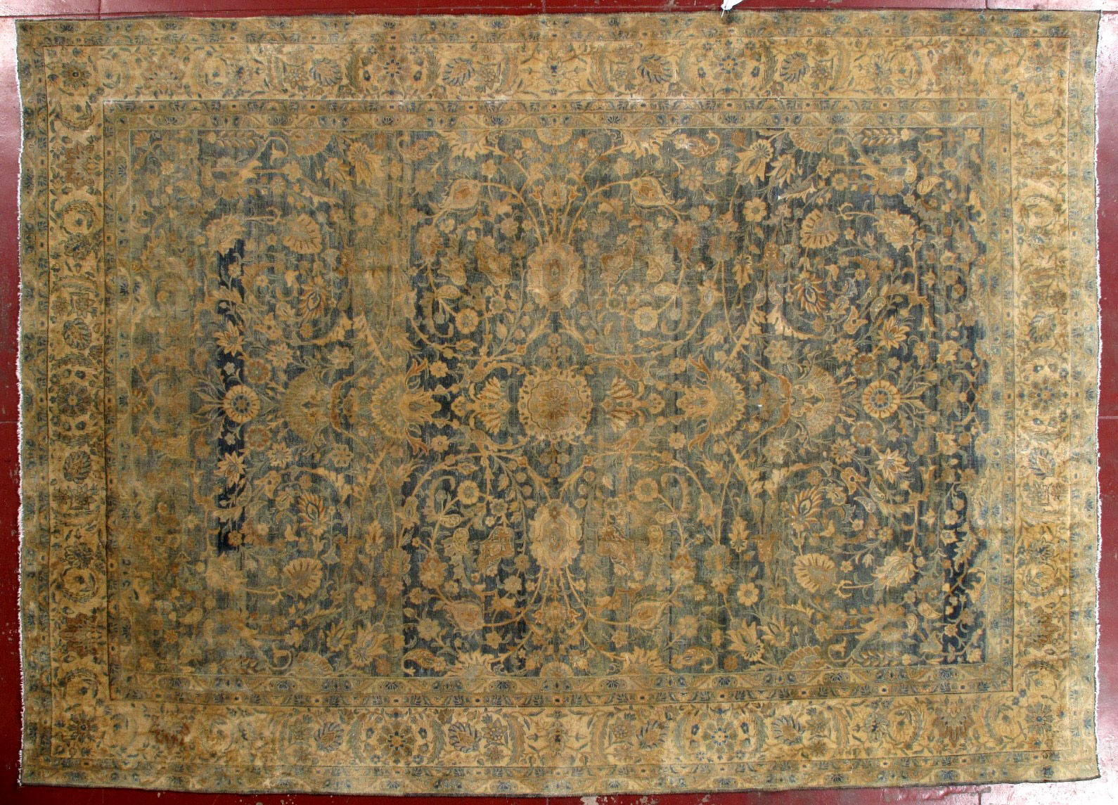 Antique kirman Carpet - # 51970