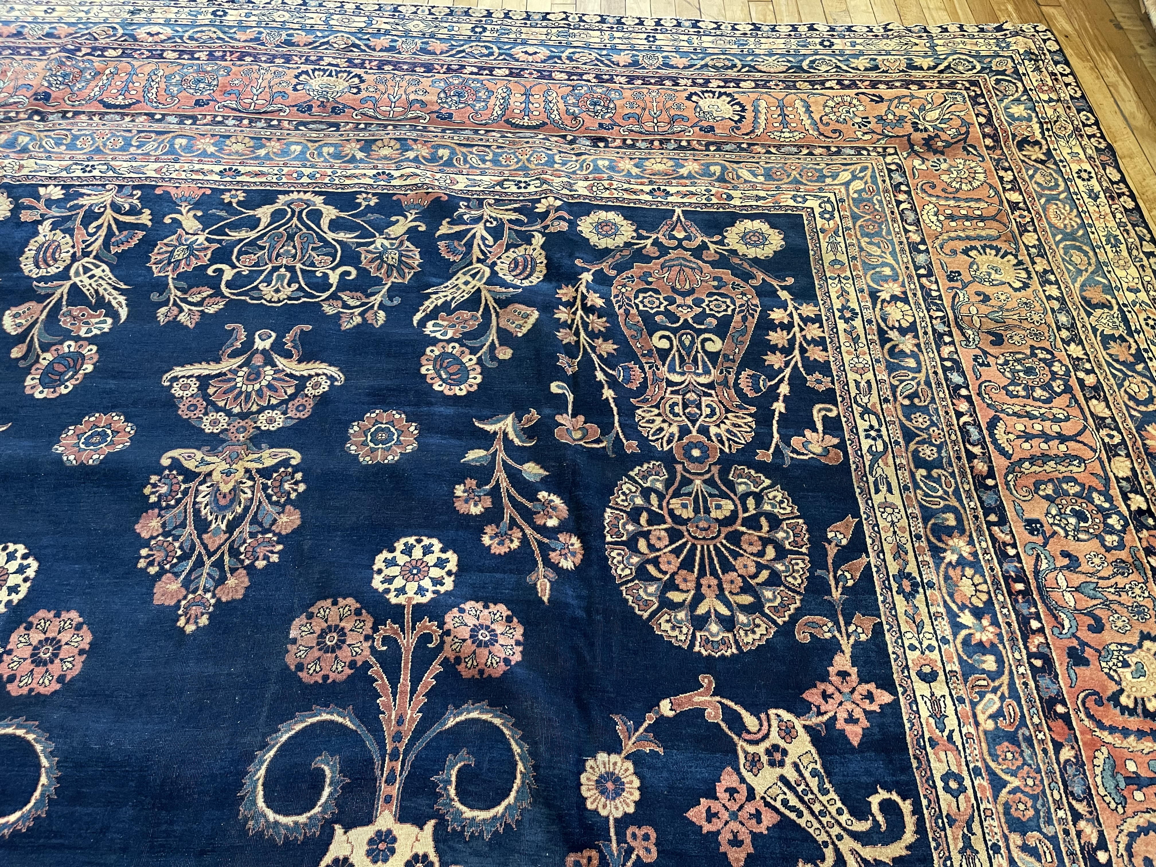 Antique kirman Carpet - # 78253