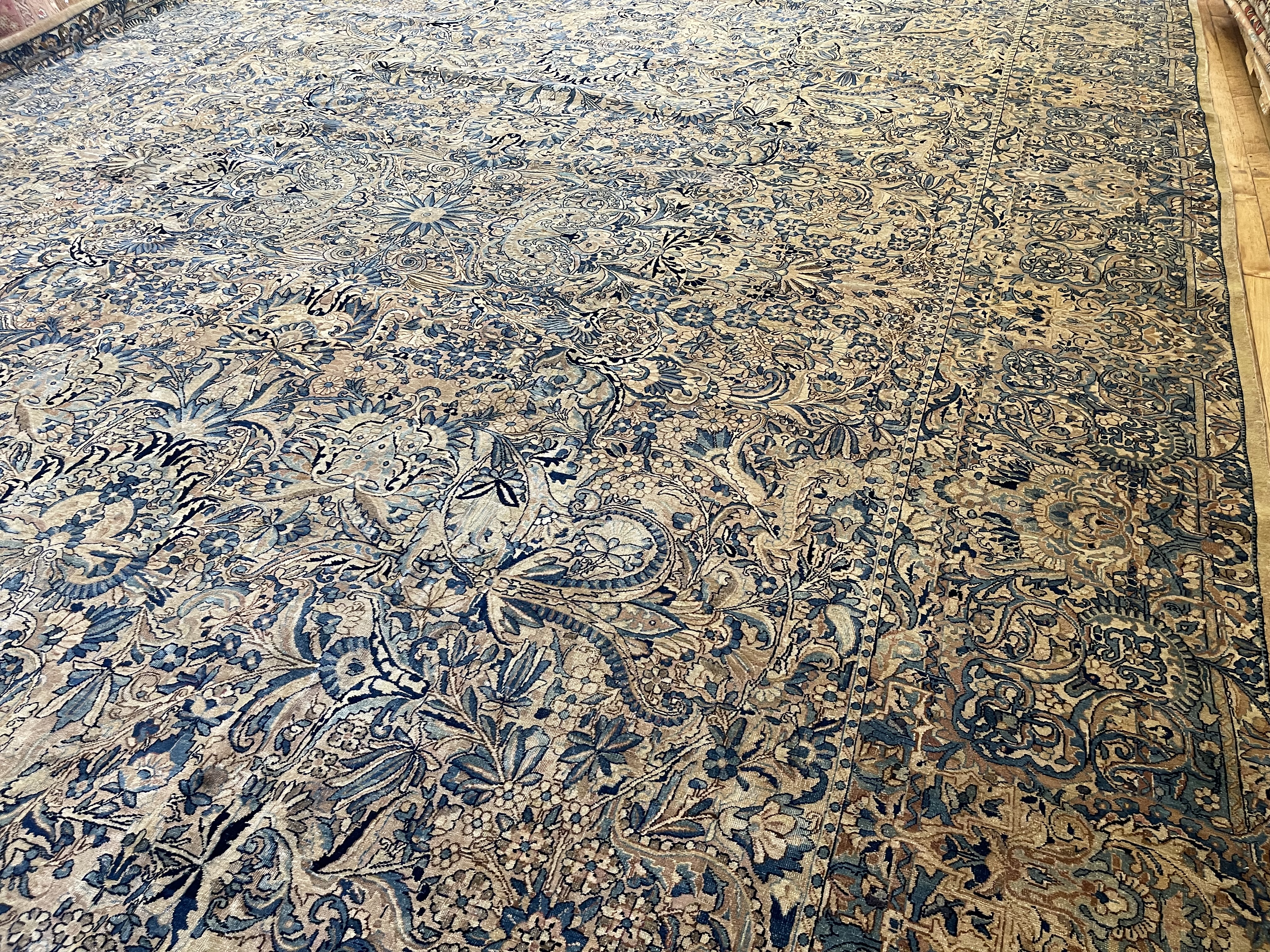 Antique kirman Carpet - # 78303