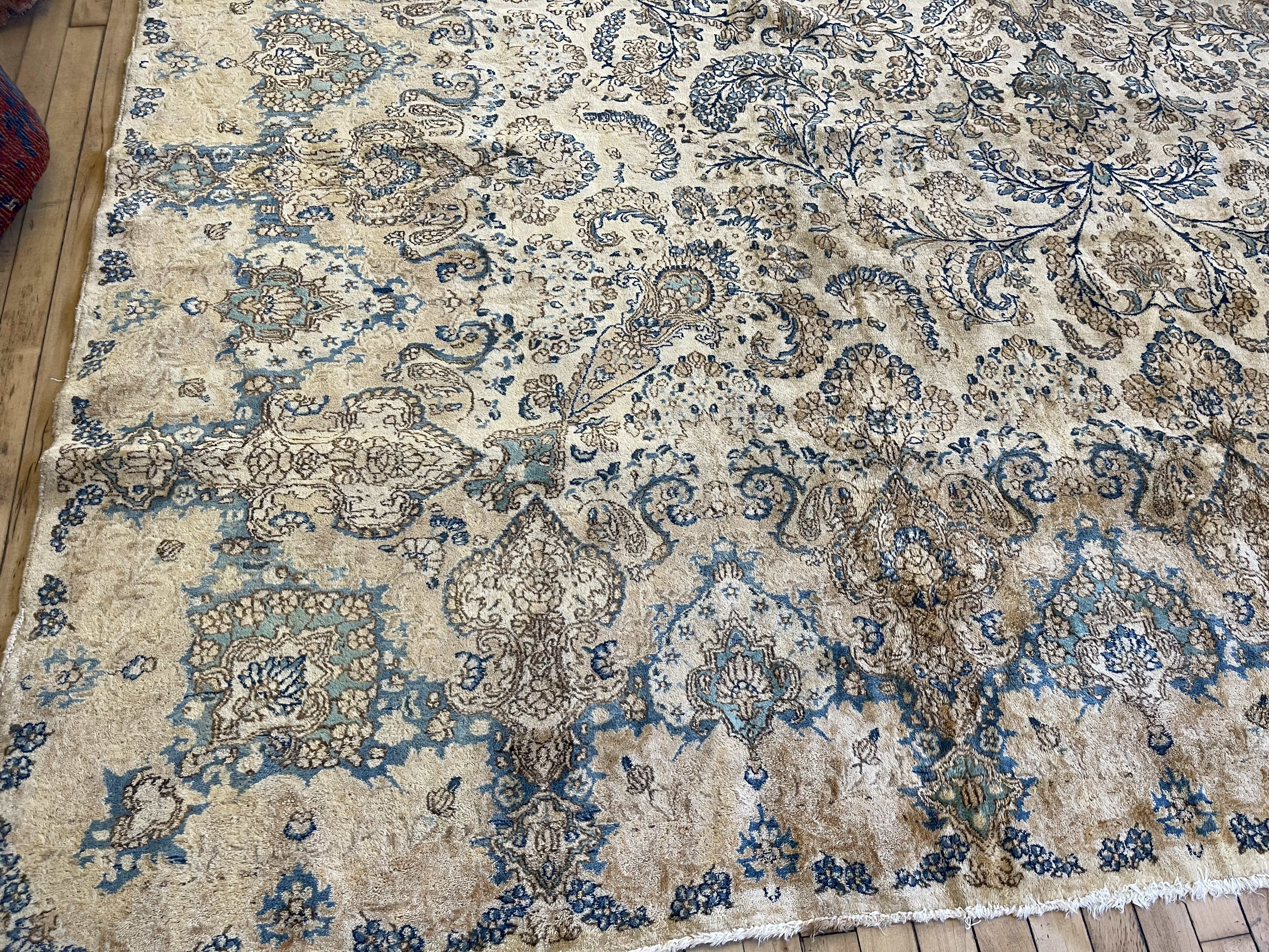 Antique kirman Carpet - # 78309