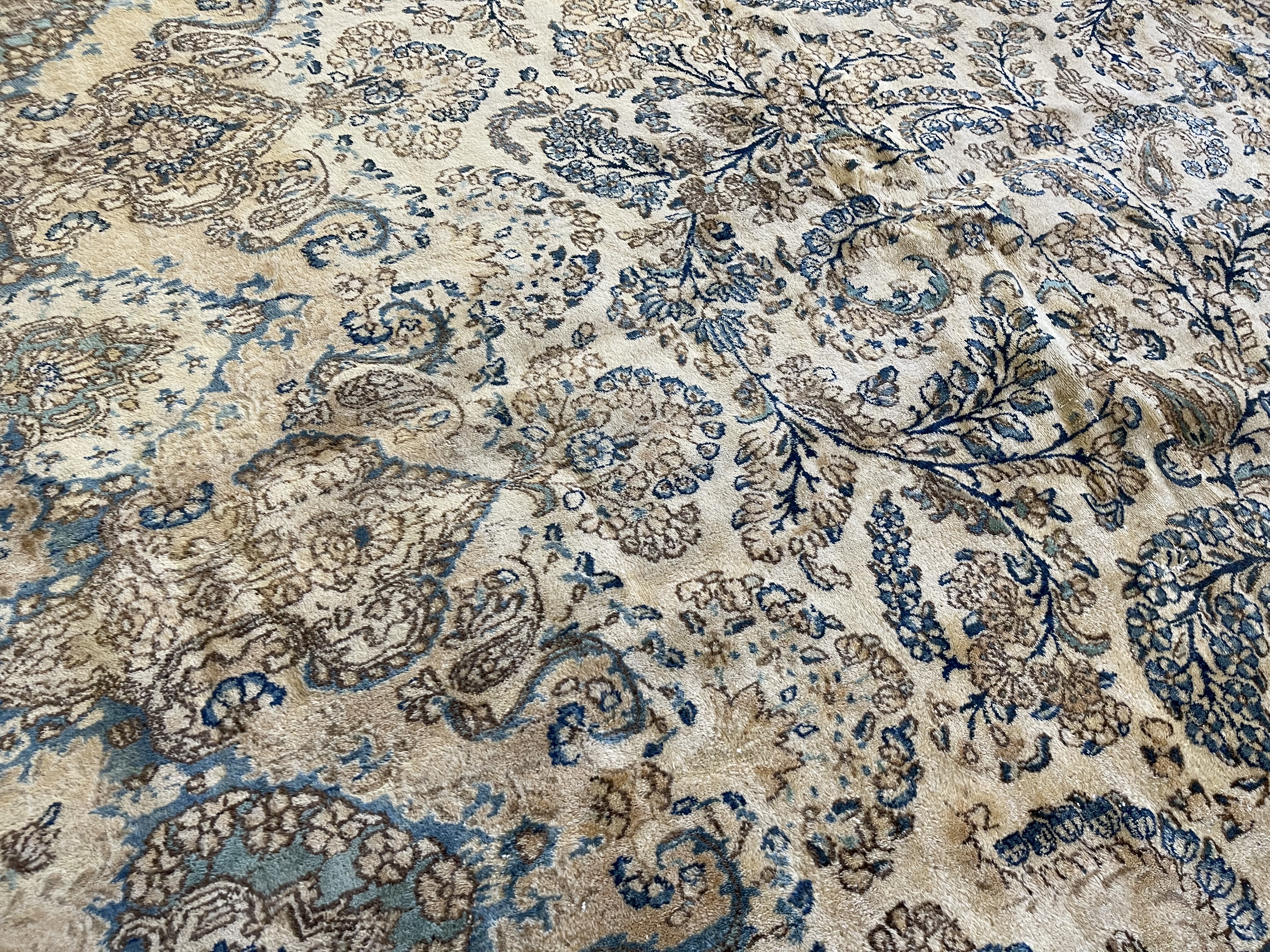 Antique kirman Carpet - # 78309