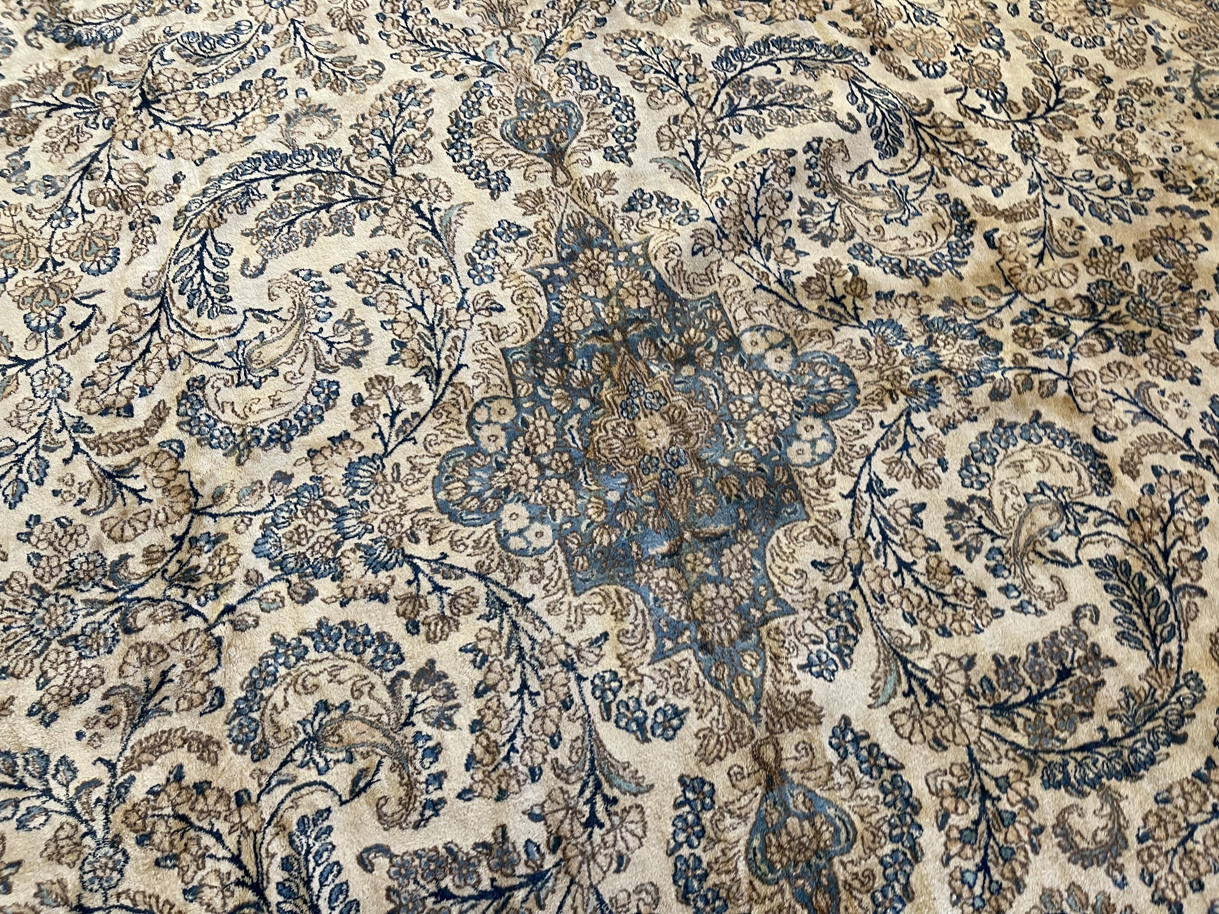 Antique kirman Carpet - # 78309