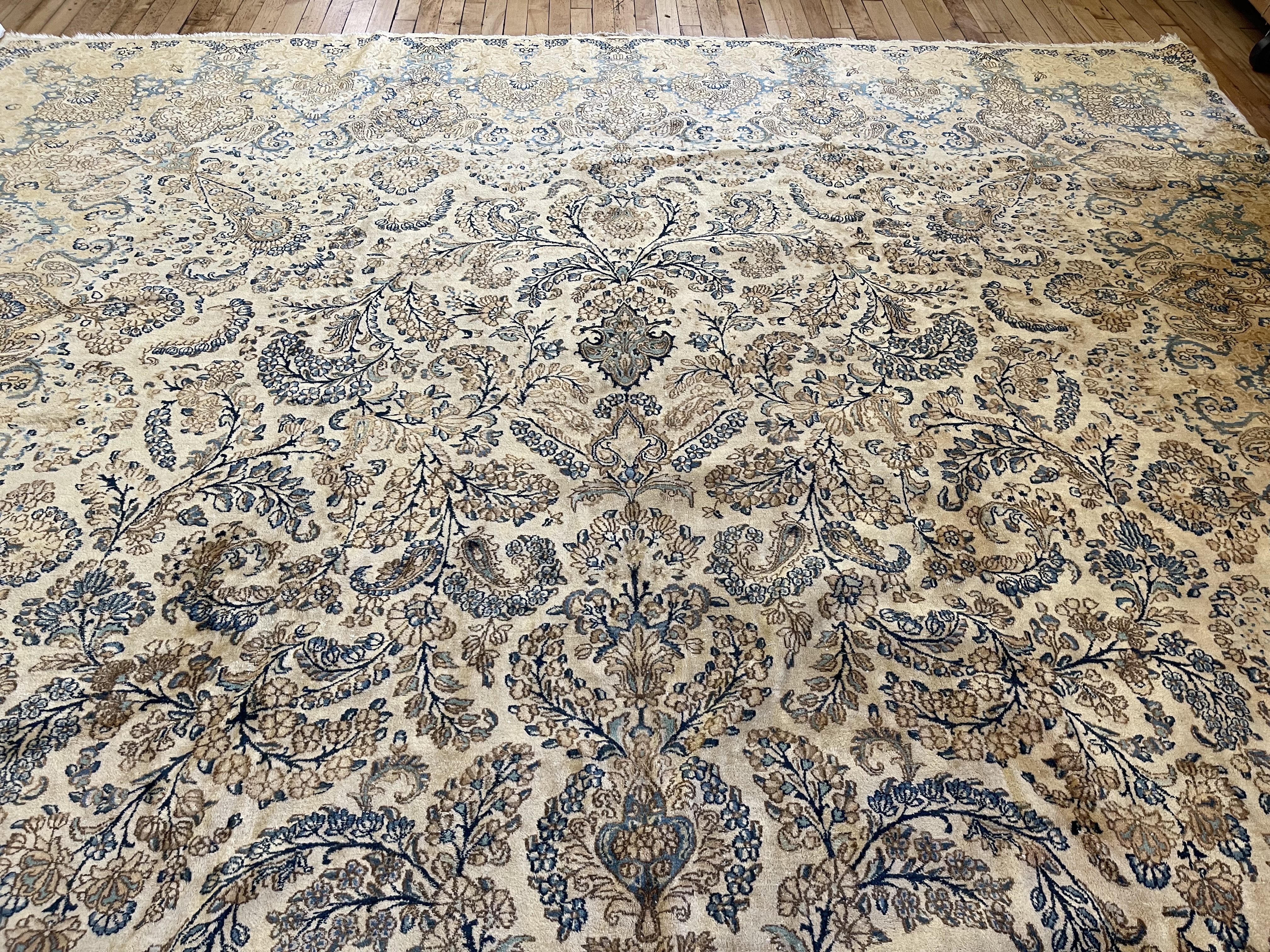 Antique kirman Carpet - # 78309
