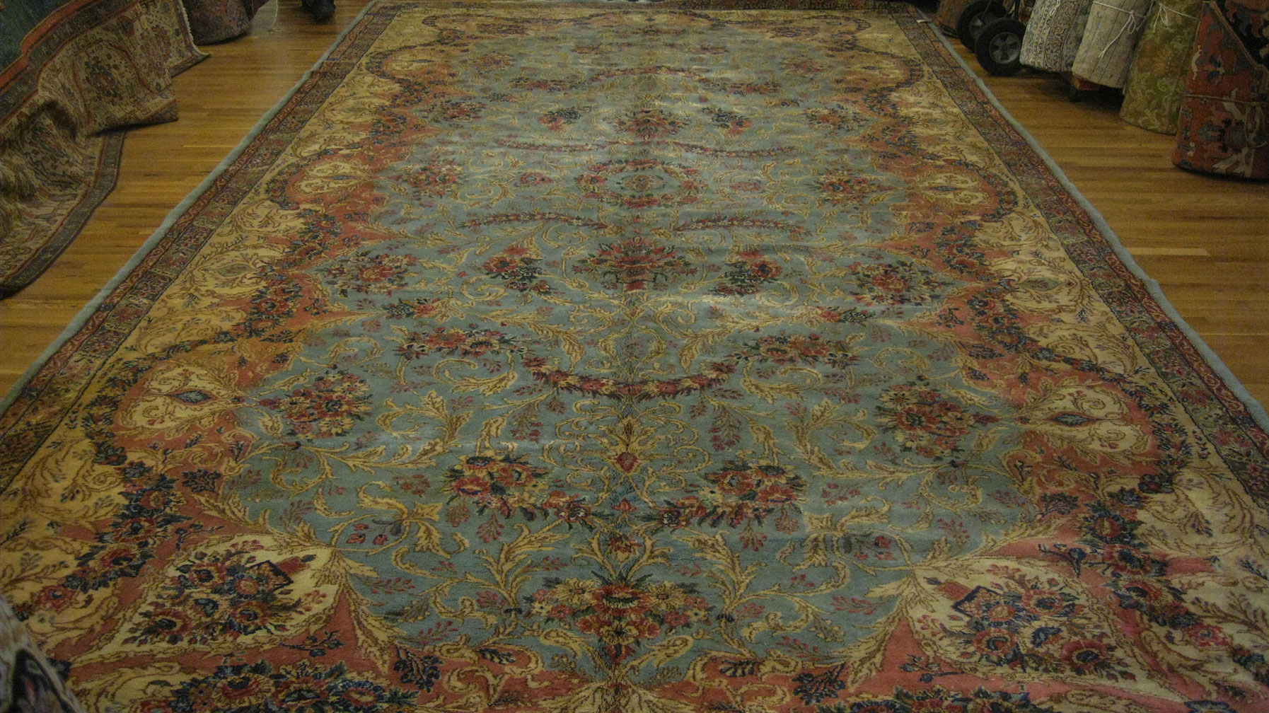 Antique kirman Carpet - # 8048