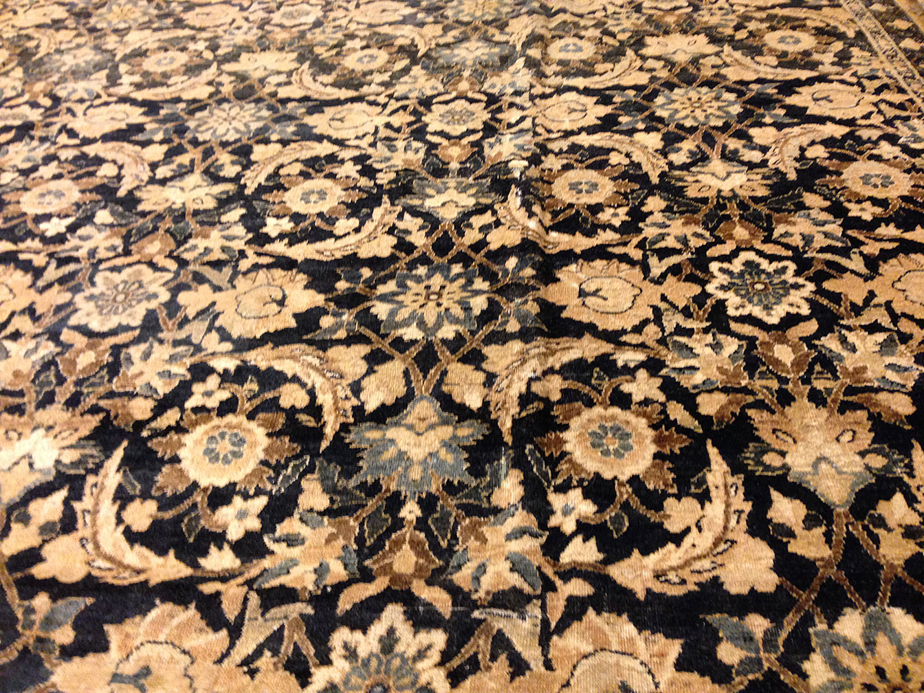 Antique kirman Carpet - # 9370