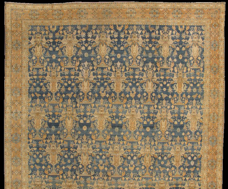 Antique kirman Carpet - # 9375