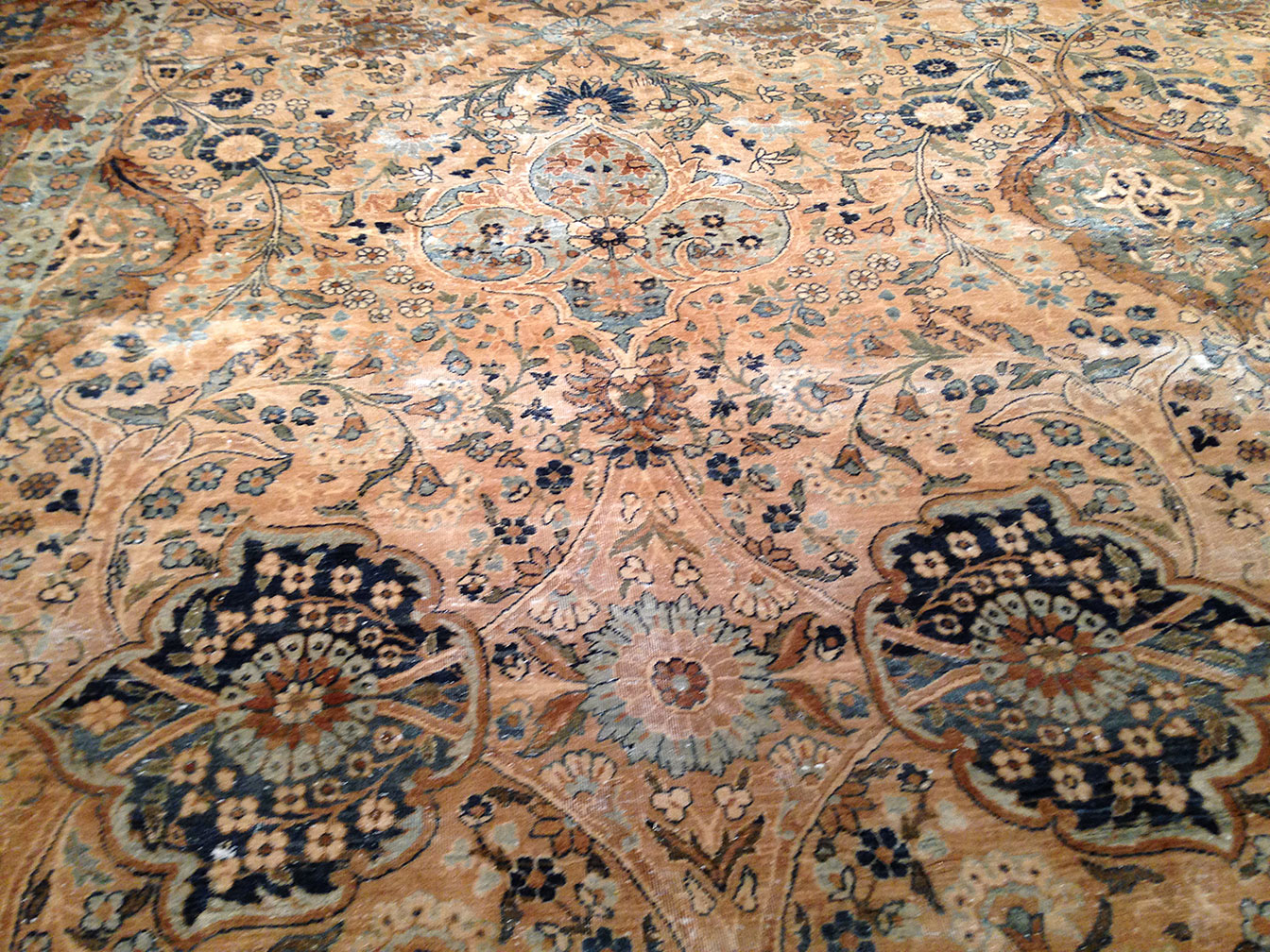 Antique kirman Carpet - # 9456