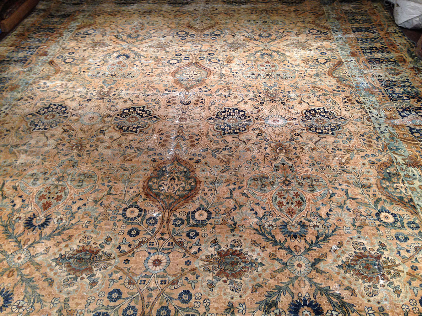 Antique kirman Carpet - # 9456