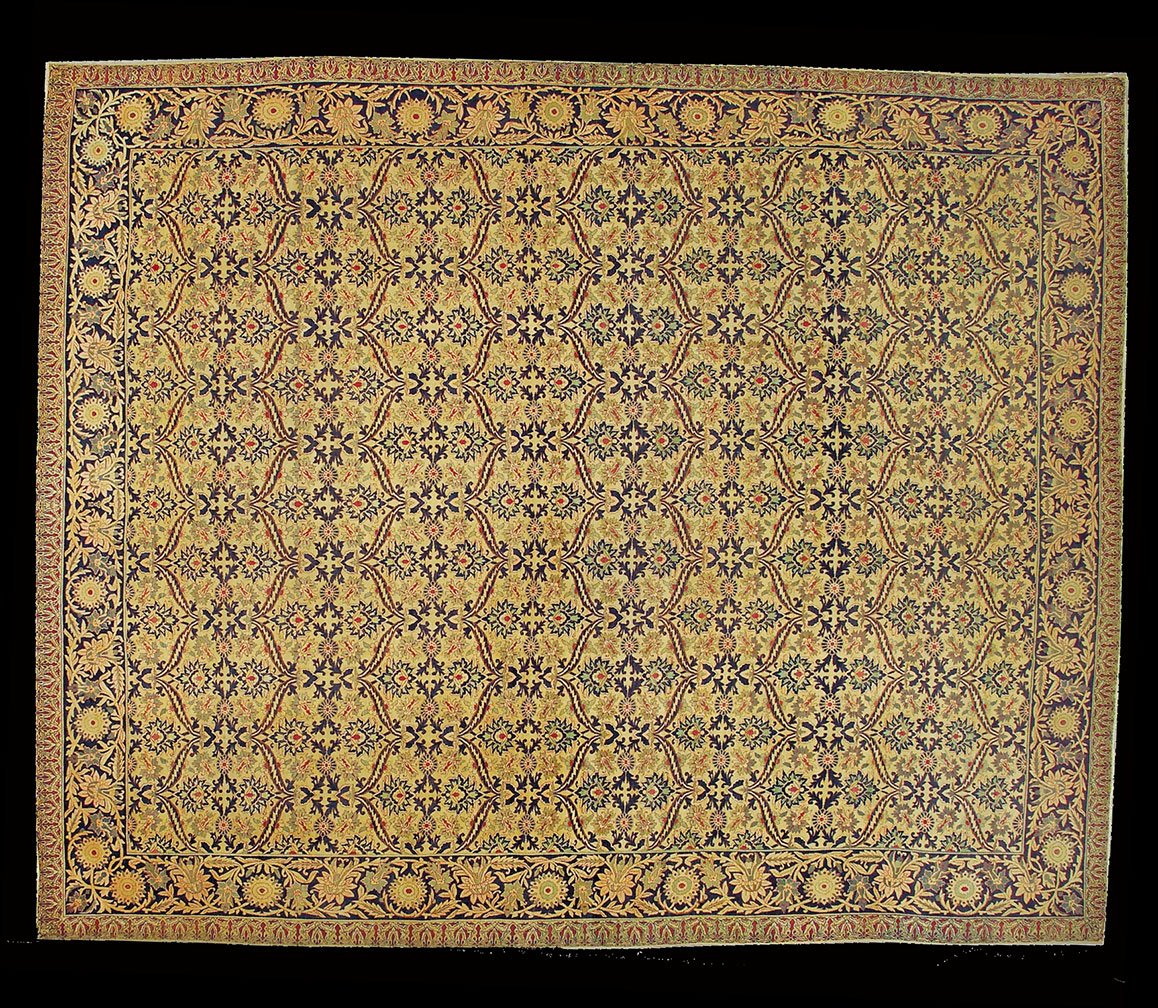 Antique kirman Carpet - # 9473
